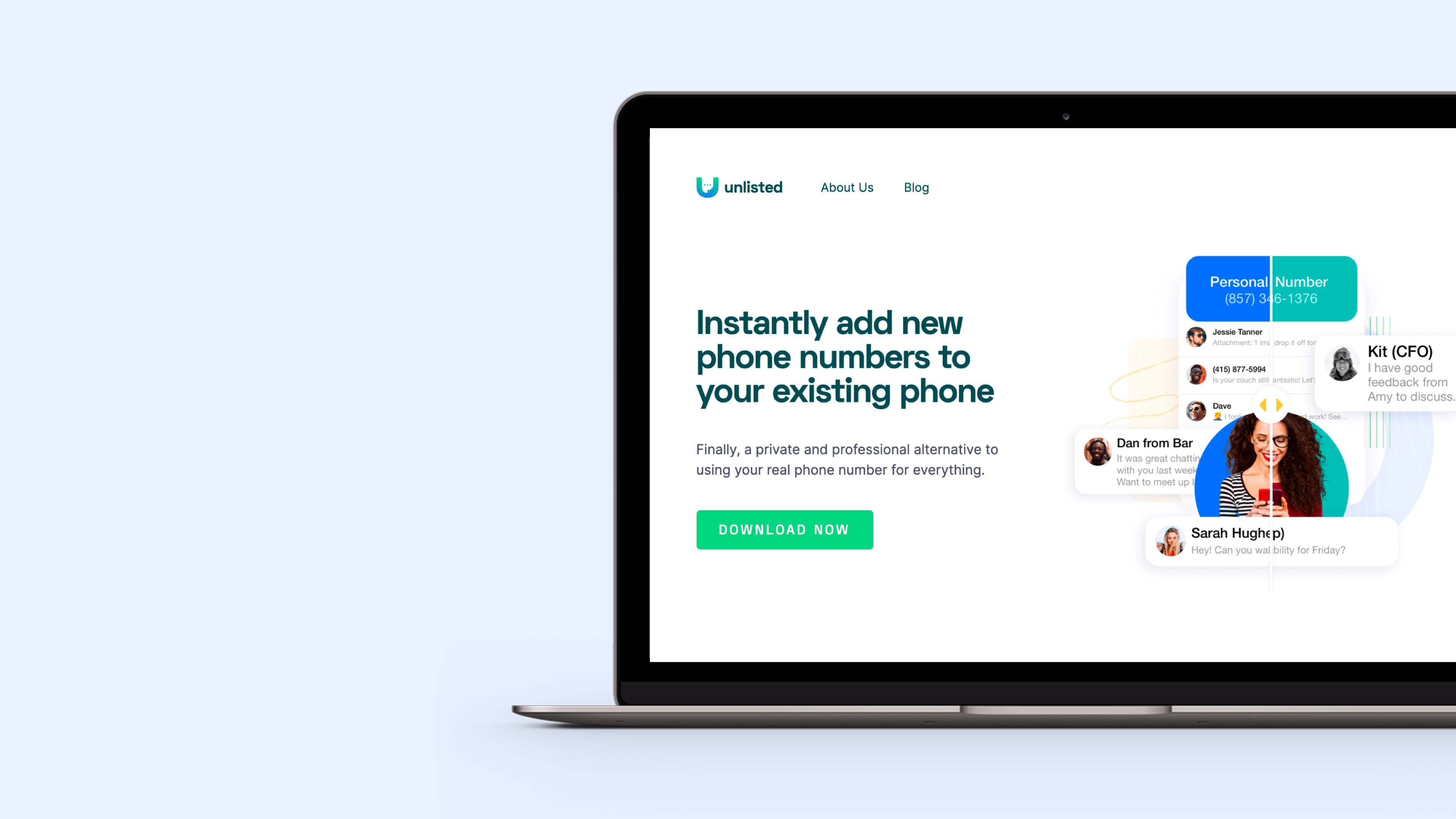 Unlisted Mobile Homepage